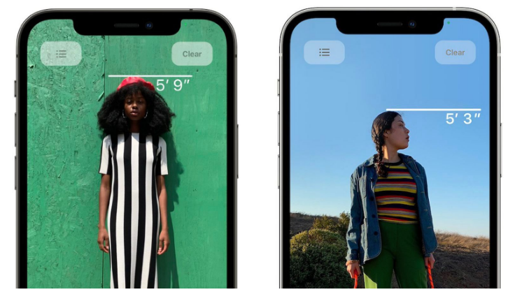 南谯苹果服务网点分享通过iPhone激光雷达测量身高方法教程 