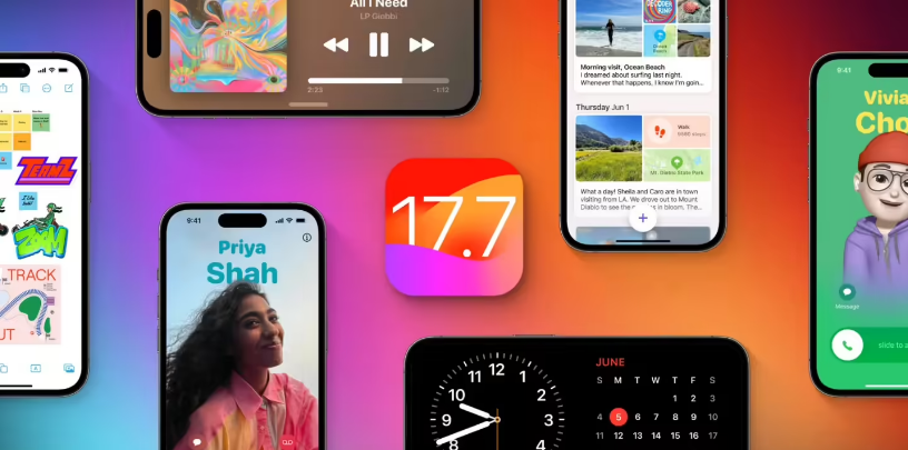 南谯苹果手机维修分享苹果 iOS / iPadOS 17.7.1 正式版推送 